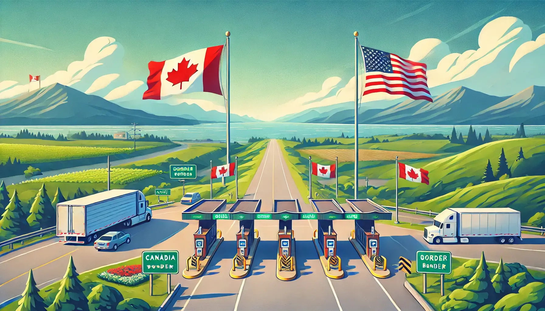 Canada Checkpoints Map Flagpoling no Canadá: O Guia Completo para Troca de Status na Fronteira